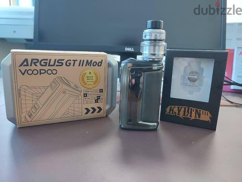 Vape mod Argus Gt 2 200W & Kylin v3 RTA Tank 2