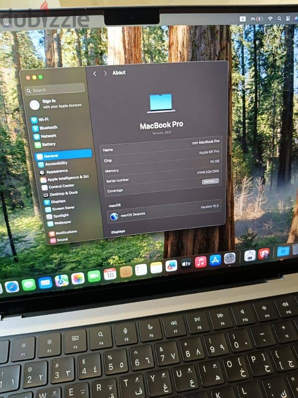 Macbook M1 pro 16GB 512SSD 4