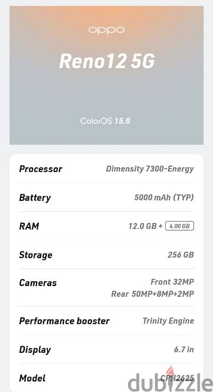 oppo reno 12 5g 0