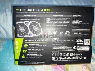 msi gtx1650