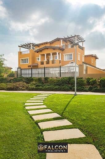 A 217m twin villa with 10-year installments (at launch price) in Hyde Park Compound, New Cairo