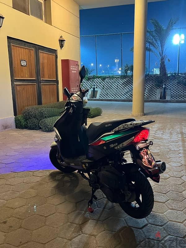 سكوتر حوا hawa R8 150 cc موديل 2021 عداد ١٥٠٠ كم 0