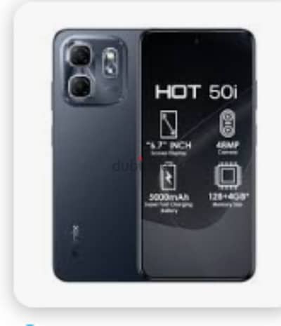 Infinix hot 50i 128 gb /6 ram للبيع اليوم فقط