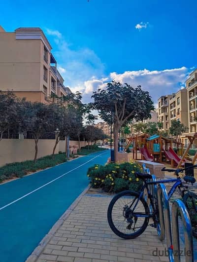 For sale Apartment 3BR DP 526K prime location in Sarai Compound in front of Madinaty