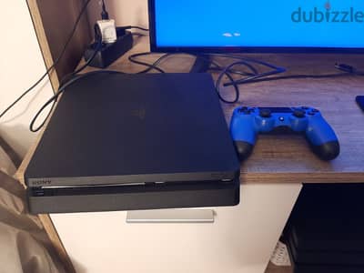 بلايستيشن ٤ سليم ١ تيرا وارد ألمانيا ps4 slim 1 TB with original Contr