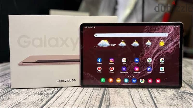 Samsung galaxy tab s8 plus with galaxy buds pro 1