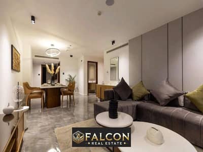 Luxurious apartment, 2 bedrooms + 2 bathrooms, in front of the UAE Embassy, ​​in a prime location in Heliopolis, minutes from New Cairo