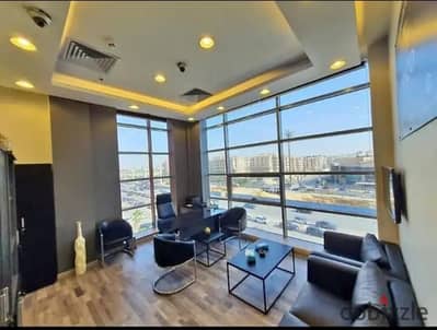 An office ready for viewing directly in front of the Nakheel Compound the best location in the compound fully finished facing mall on the 90th Street