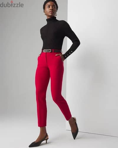 zara red pants