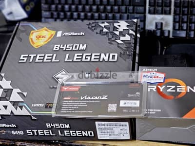 Bundle Amd ryzen 5 3600 + 16G 3000mhz Ram + Asrock steel legend b450m