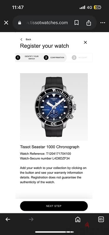 Tissot seastar chronograph 6