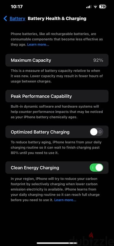 iPhone 12 pro max 92% battery 5