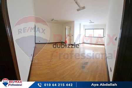 Office for rent 180 m Smouha (Steps from Victor Emmanuel Square - In front of Hatem Mosque)