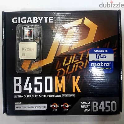 بروسيسور 5600x وبوردة B450 Gigabyte M-K