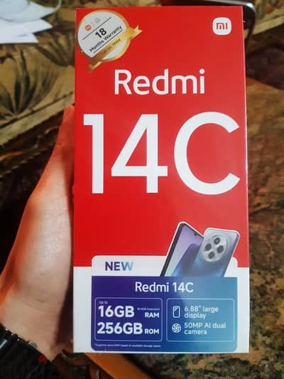 جديد متبرشم Redmi 14c رام ٨+٨ و ٢٥٦ جيجا