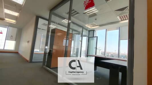 Administrative office for rent, 35 square meters, at a very special price in the First District Services - Fully finished with air conditioning - Fift