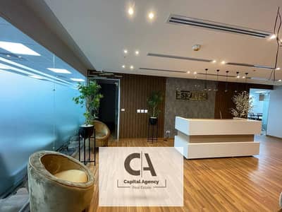 Administrative office for rent, 200 sqm, at a very special price in the First District Services - Fully finished with air conditioning - Fifth Settlem