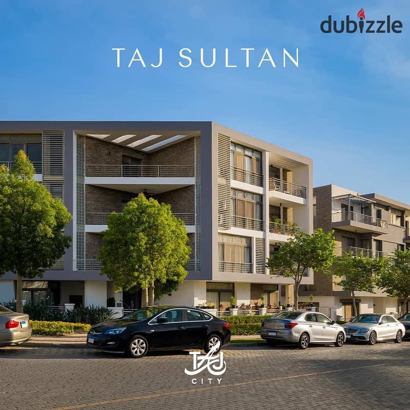 For sale, an apartment at a special price, 172 square meters, 3 bedrooms, in Taj City, Tag Sultan Phase, second floor, open view 0