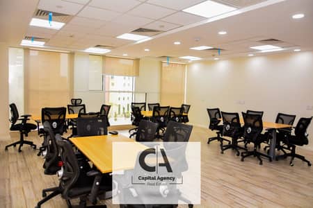 Administrative office for rent, 325 sqm, at a very special price in the First District Services - Fully finished with air conditioning - Fifth Settlem