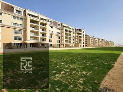 Apartment for sale in Sarai Compound on the Suez Road, adjacent to Madinaty in New Cairo.