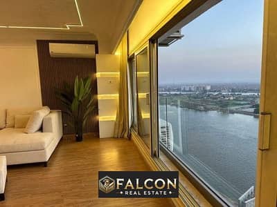 Receive immediately With Investment Return 1.620. 000 Apartment with a panoramic view of the Nile  for sale Next To Hilton maadi