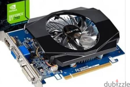 Graphic Card Nvidia Geforce Gt 730 2Gb Ddr3 64Bit حالته ممتازه