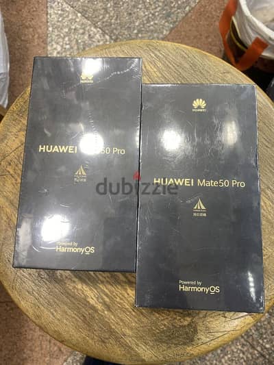 Huawei Mate 50 Pro dual sim 512/8G Black Harmony جديد متبرشم