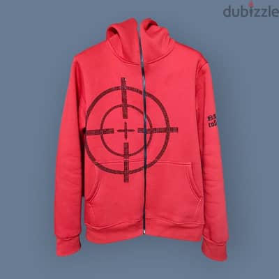 Mission zip hoodie ( Red )