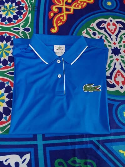 Lacoste polo t-shirt long sleeve size L from France