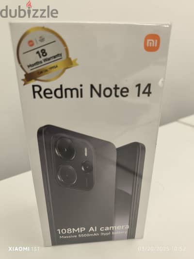 Redmi Note 14 ريدمى نوت ١٤