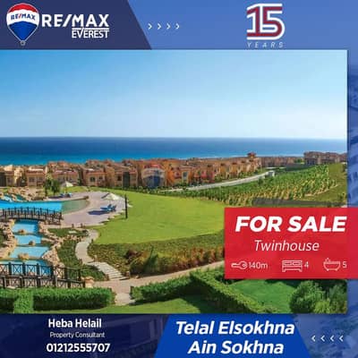 Twin house for sale in Telal Elsokhna