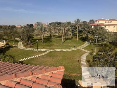 The largest palace in Madinaty with 740 sqm built-up area and 1150 sqm land area overlooking the largest wide garden fully finished near all services