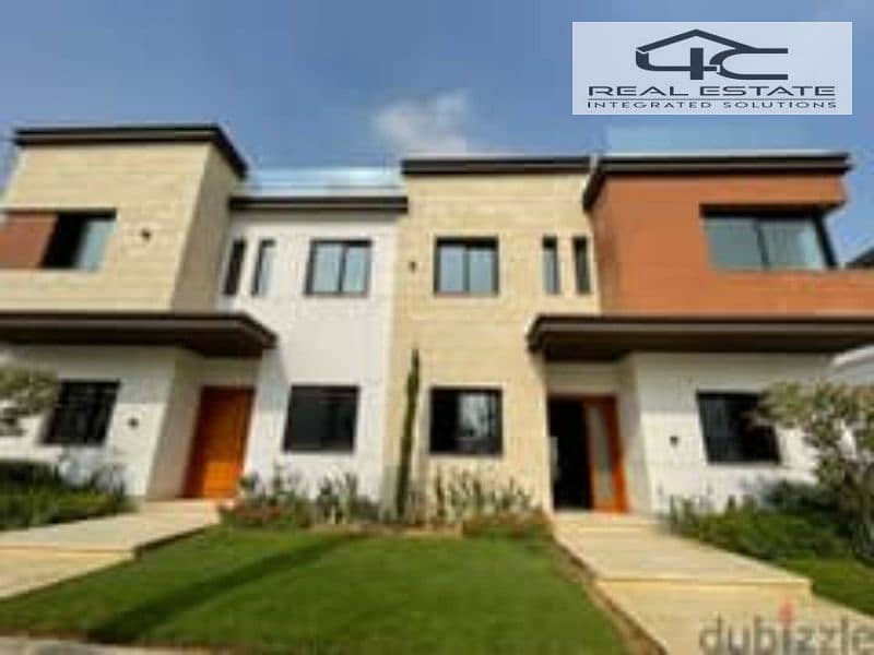 Villa Townhouse middle for sale 226m Azzar2 New Cairo  with installment over 7 years special view in prime location in compound in fifth settlement 0