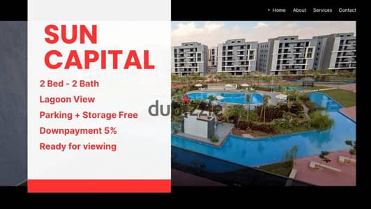 Your apartment overlooking the sea and lagoons, with installments, in Sun Capital Compound. . | Sun Capital - Sun Capital - Badia - Ashgar District - N