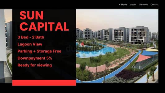 Your 3-bedroom apartment on the lagoons in installments in Sun Capital Compound . . | suncapital - Sun Capital - Badia - Ashgar District - Northern Exp