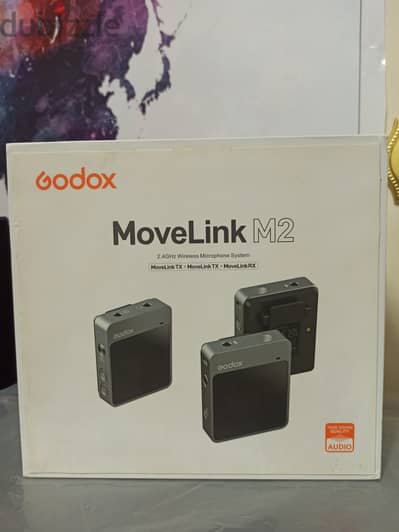 GODOX MoveLink II M2 Compact 2-Person Wireless مايك لاسلكي (كسر زيرو)