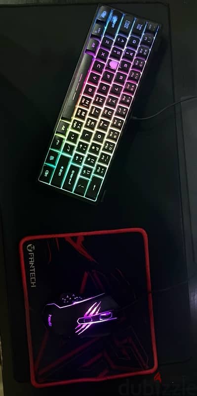 Fully RGB keyboard and mouse+Microsoft mouse