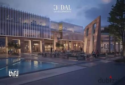 Ground floor shop best price on Waslet Dahshur directly with a 10% down payment