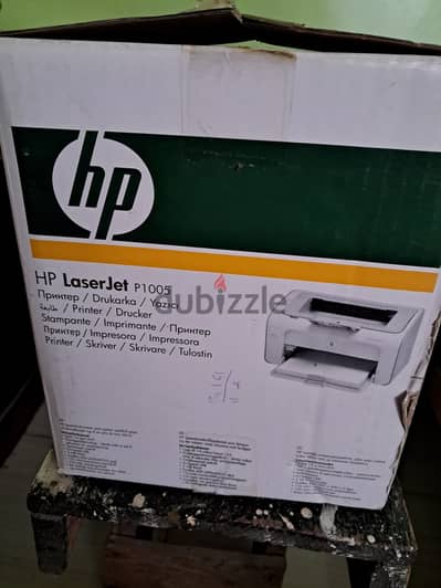 HP LaserJet P1005 Printer مستعمل بحاله جيده