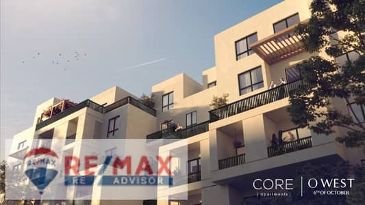 Core Phase  - O WEST By Orascom development  2 Beds Apartment    Very Prime Location “Corner & Landscape Open Pocket ”  Floor : Third  BUA : 116m