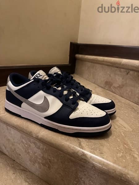 The Nike Dunk Low "Midnight Navy" Excellent condition. Size 47.5 3