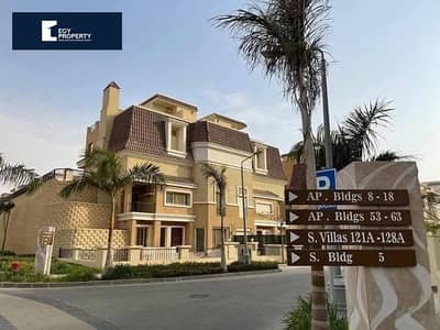 Garden Villa For Sale Ready In Sarai - Madinat Misr - ALmostakbal City With Lowest Price