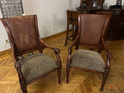 2 Spanish made chairs for sale