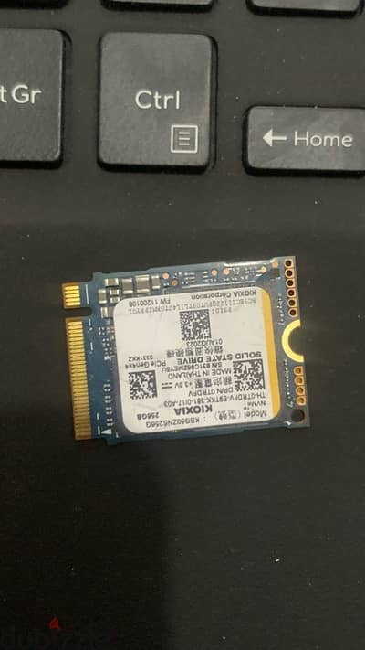 Hard Disk SSD NVMe M. 2/ 256GB , خلع من جهاز استيراد