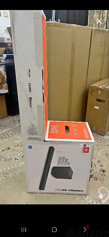 جديد لم يفتح بضمان ٣شهور sound bar jbl sb550 ساوند بار جي بي ال