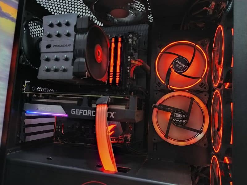 RTX 3060Ti 8 GB GDDR6 + Ryzen5 RX 5600x Turbo PBO 4.85 GHZ كيسه كامله 0