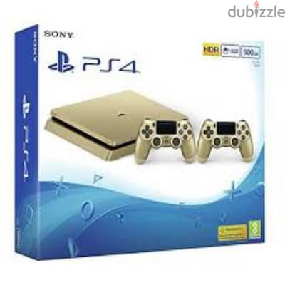 ps4 gold with 2 controllers