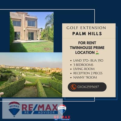 Twin house for rent Landscape View Golf Extension Palm Hills