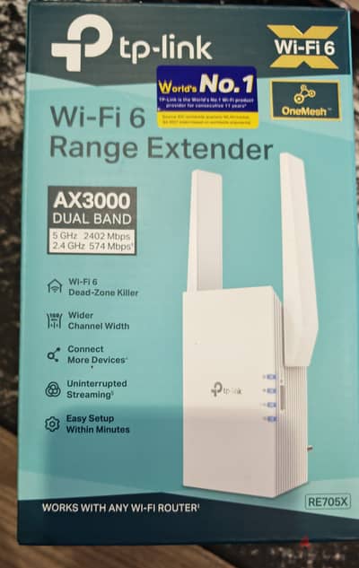 TP-Link AX3000 Mesh WiFi 6 Range Extender  كسر زيرو