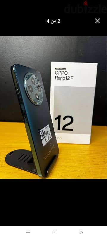 OPPO RENO 12F 4G 8+8رام مساحه 256جيجا 4